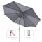 Villacera 9-Foot Outdoor Patio Umbrella, Gray 83-OUT5446 - alternate 2